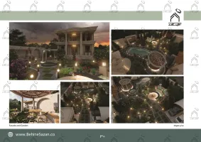 پورتفولیو طراحی و معماری باغ ویلا