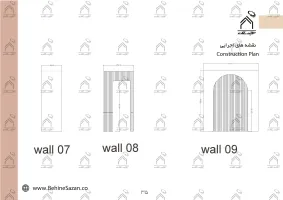 پورتفولیو طراحی و معماری سالن زیبایی