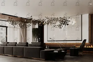 طراحی و اجرای نشیمن مدرن در شیراز