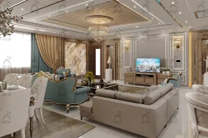 طراحی و اجرای تی وی ست کلاسیک در شیراز