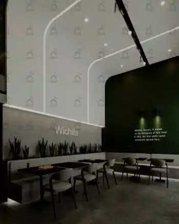 طراحی فست فود مدرن در شیراز