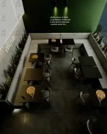 طراحی فست فود مدرن در شیراز