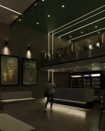 طراحی فست فود مدرن در شیراز